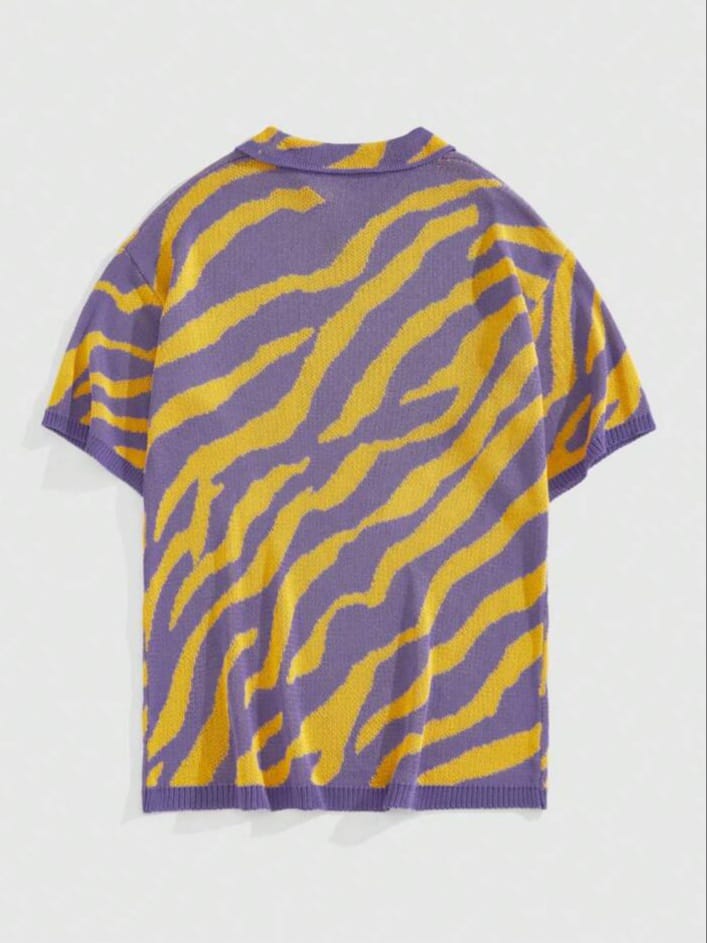Bonga Boys Street Life Men's Animal Print Casual Short Sleeve T-Shirt